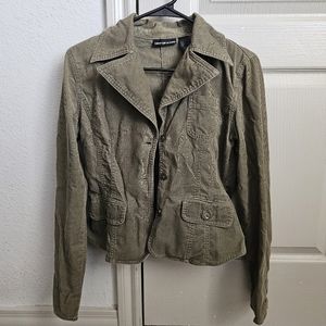 DKNY Size Small Green Jacket